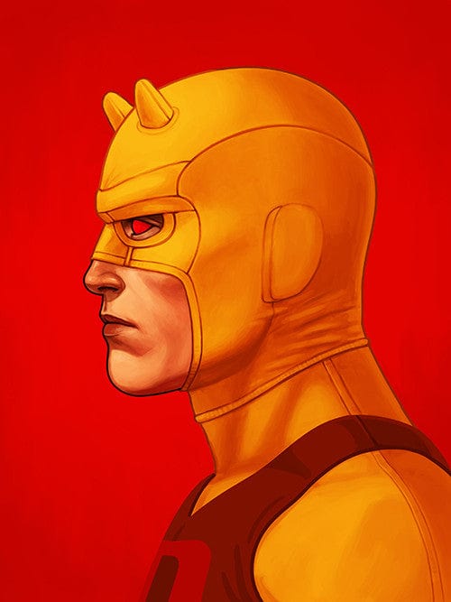 Daredevil Yellow Suit Costume - Premium Superhero Cosplay Outfit for Halloween & Comic Con