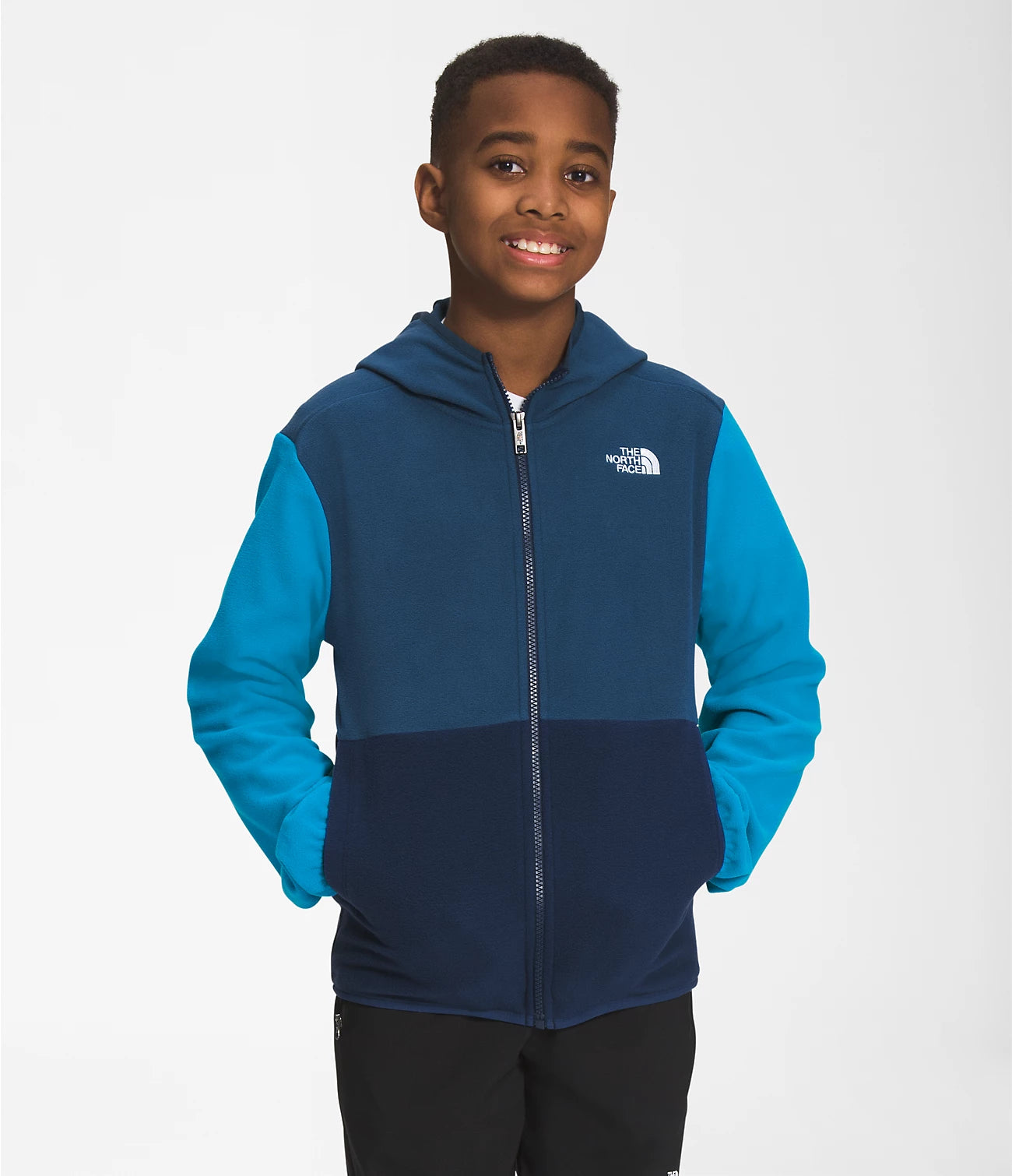 Big Kids' Glacier Full Zip Hooded Jacket - Waterproof Winter Coat for Boys & Girls - Youth Outdoor Snow Jacket for Skiing, Snowboarding & Cold Weather Activities (NF0A7WQQ)