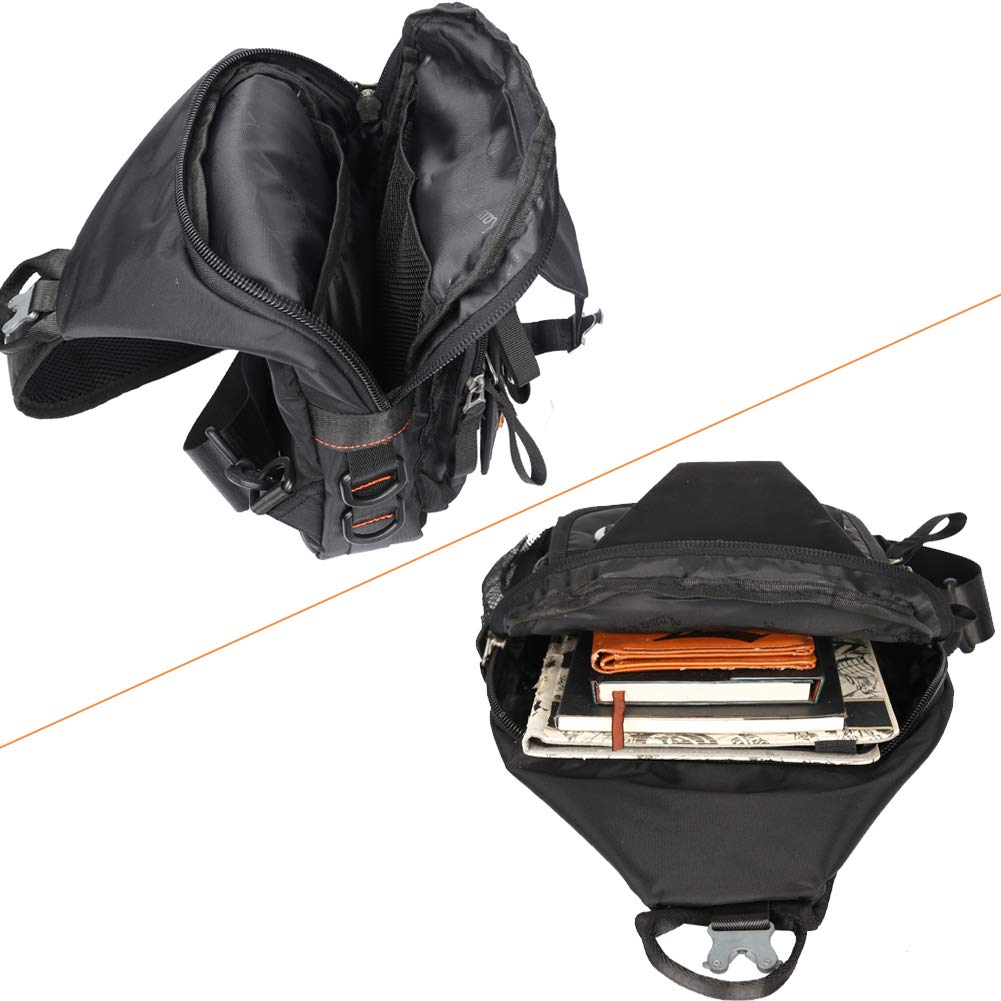 Best Sling Backpacks & Crossbody Chest Bags for Men & Women - Lightweight Shoulder Bags for Outdoor Travel, Hiking, Running, Dog Walking & Daily Use