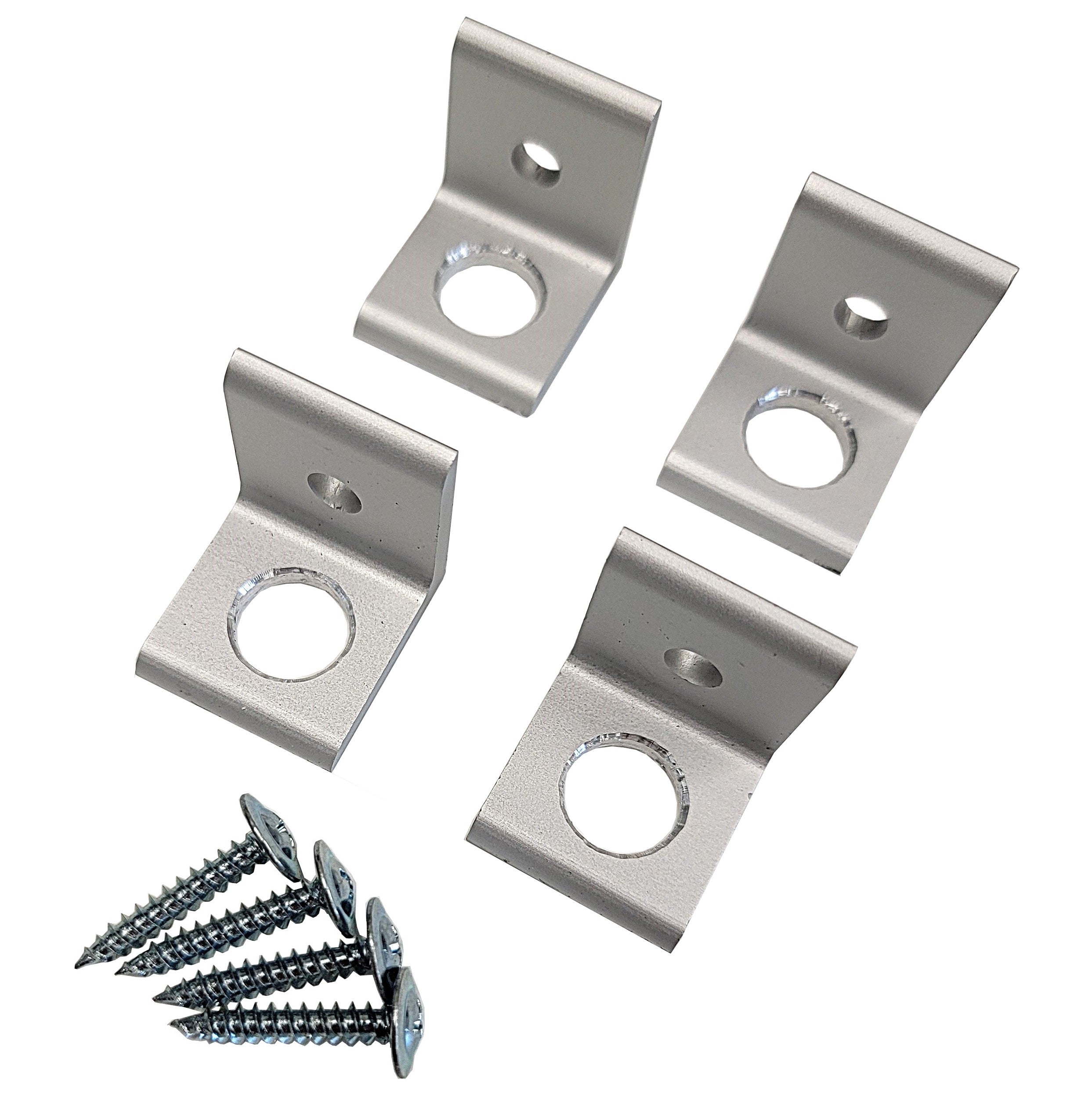 4 Pack Aluminum Panel Adapters - Universal Rod Connector for Multiple Brands | Perfect for DIY Projects, Home Renovations & Furniture Assembly