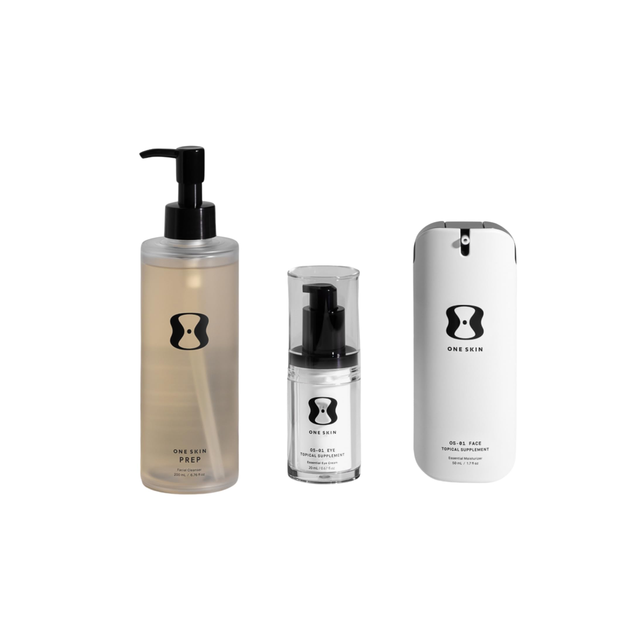 OS-01 Anti-Aging Skincare Set - Face Moisturizer, Eye Cream & Cleanser for Wrinkle Reduction & Youthful Glow | Perfect for Daily Routine & Night Care