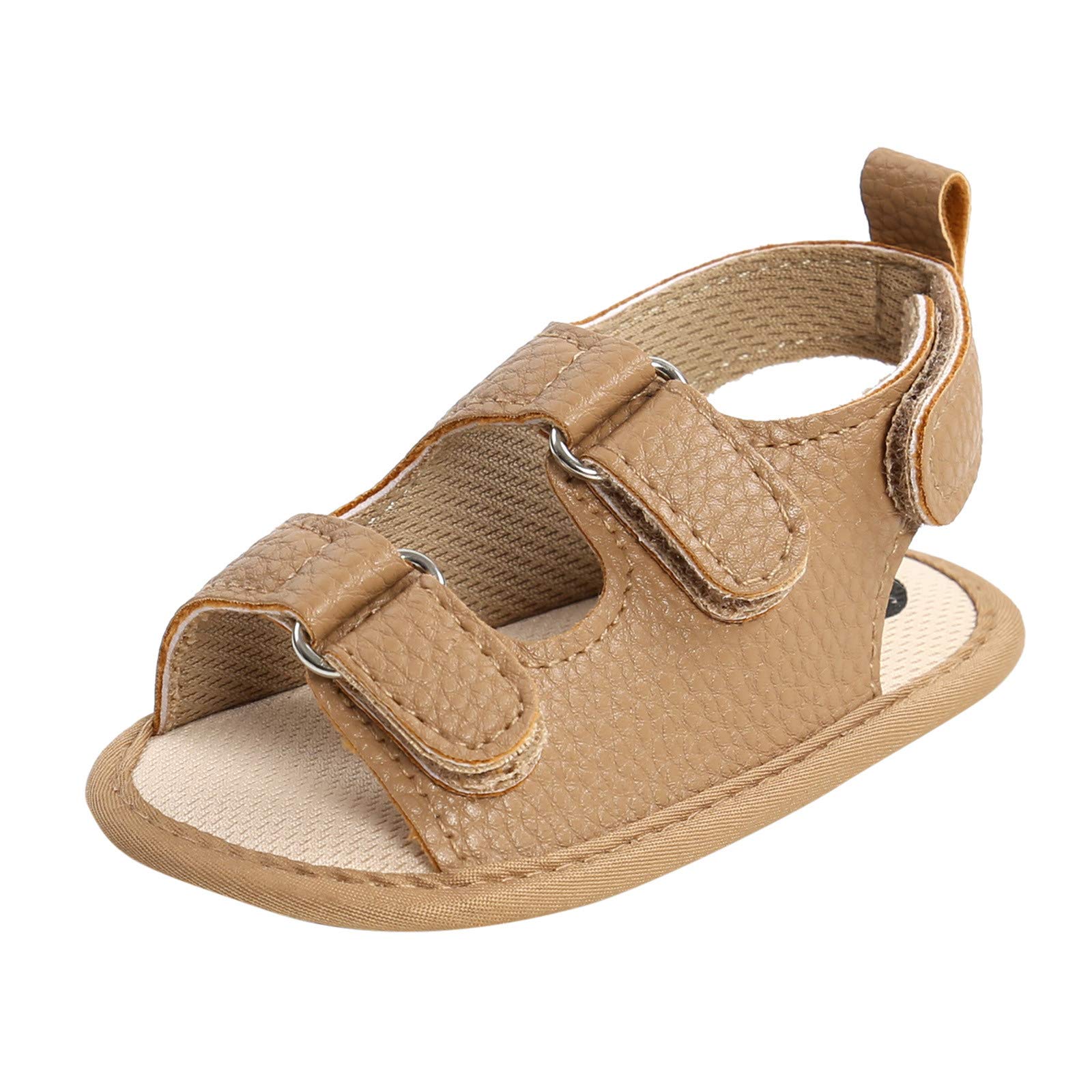 **Toddler Soft Walking Shoes for Boys & Girls - Non-Slip Rubber Sole Prewalker Sandals | Comfortable First Steps Shoes for Indoor & Outdoor Play**