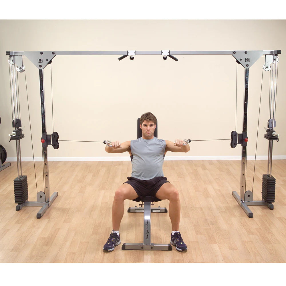Premium Cable Crossover Machine for Home & Gym - Strength Training Equipment for Chest, Back & Shoulder Workouts - Perfect for CrossFit, Bodybuilding & Functional Fitness