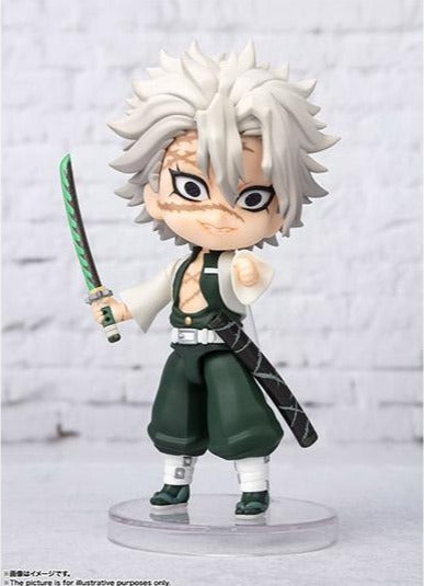 Bandai Figuarts Mini Demon Slayer Kimetsu no Yaiba Sanemi Shinazugawa Action Figure #024 - Collectible Anime Toy for Display & Gifts