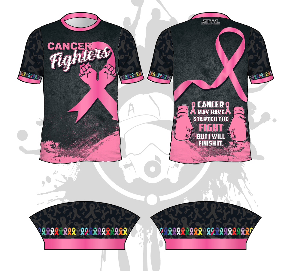 Cancer Fighters Men's Baseball Jersey - Comfortable & Durable Team Apparel for Baseball Games, Fundraisers & Awareness Events