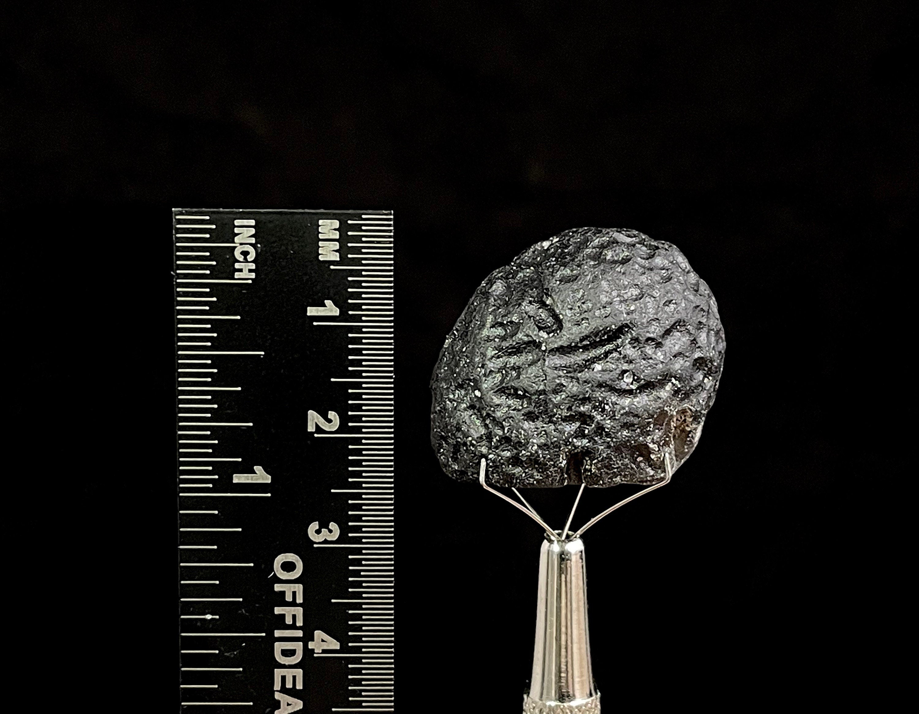 COLOMBIANITE Raw Crystal - High Grade Obsidian Tektite | Metaphysical Healing Stones for Meditation, Energy Work & Spiritual Growth | Natural Crystal Collection 45631