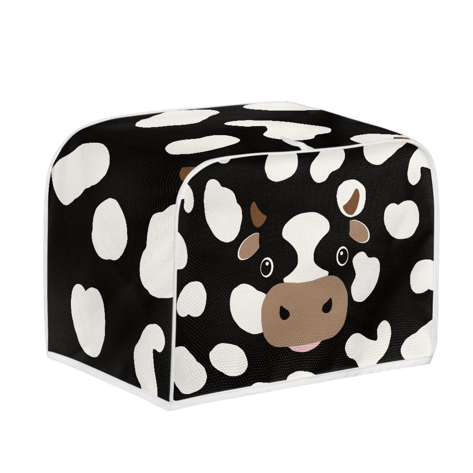 Washable Horse & Cow Pattern 2-Slice Toaster Cover - Durable Kitchen Appliance Protector for Toasters & Bread Makers | Perfect for Country Style Kitchens & Farmhouse Decor