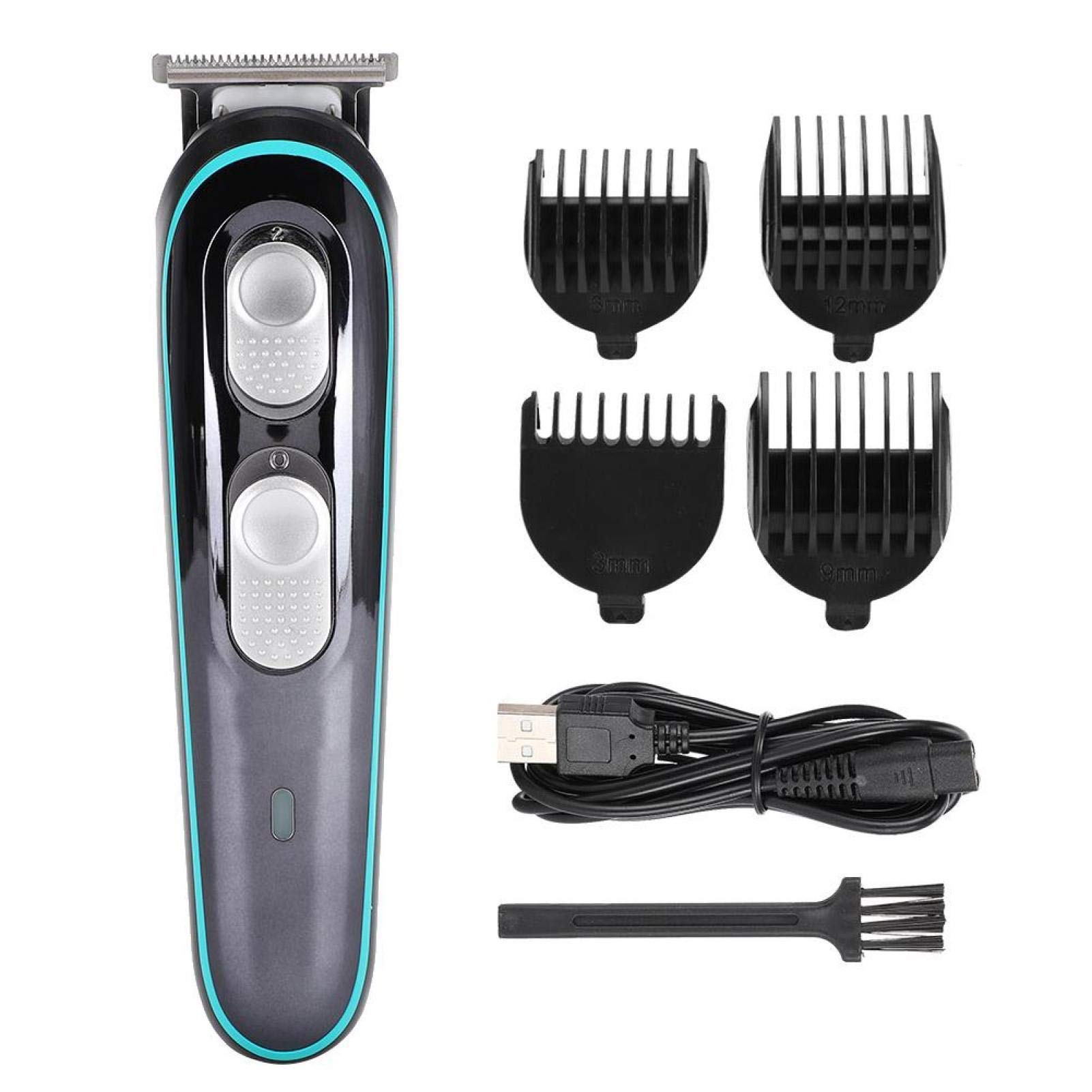 Professional Hair Clipper for Men - Adjustable Hair Trimmer with 3 Gears & USB Charging, Home Hair Cutting Kit for DIY Grooming & Styling - Perfect for Home Use, Travel & Barbershop Styling