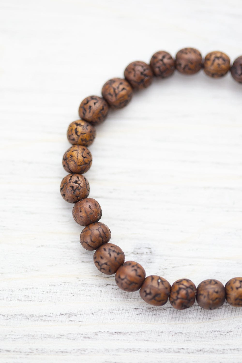 Authentic Rudraksha Seed Bracelet for Healing & Meditation - Spiritual Protection & Stress Relief - Perfect for Yoga, Mindfulness & Daily Wear