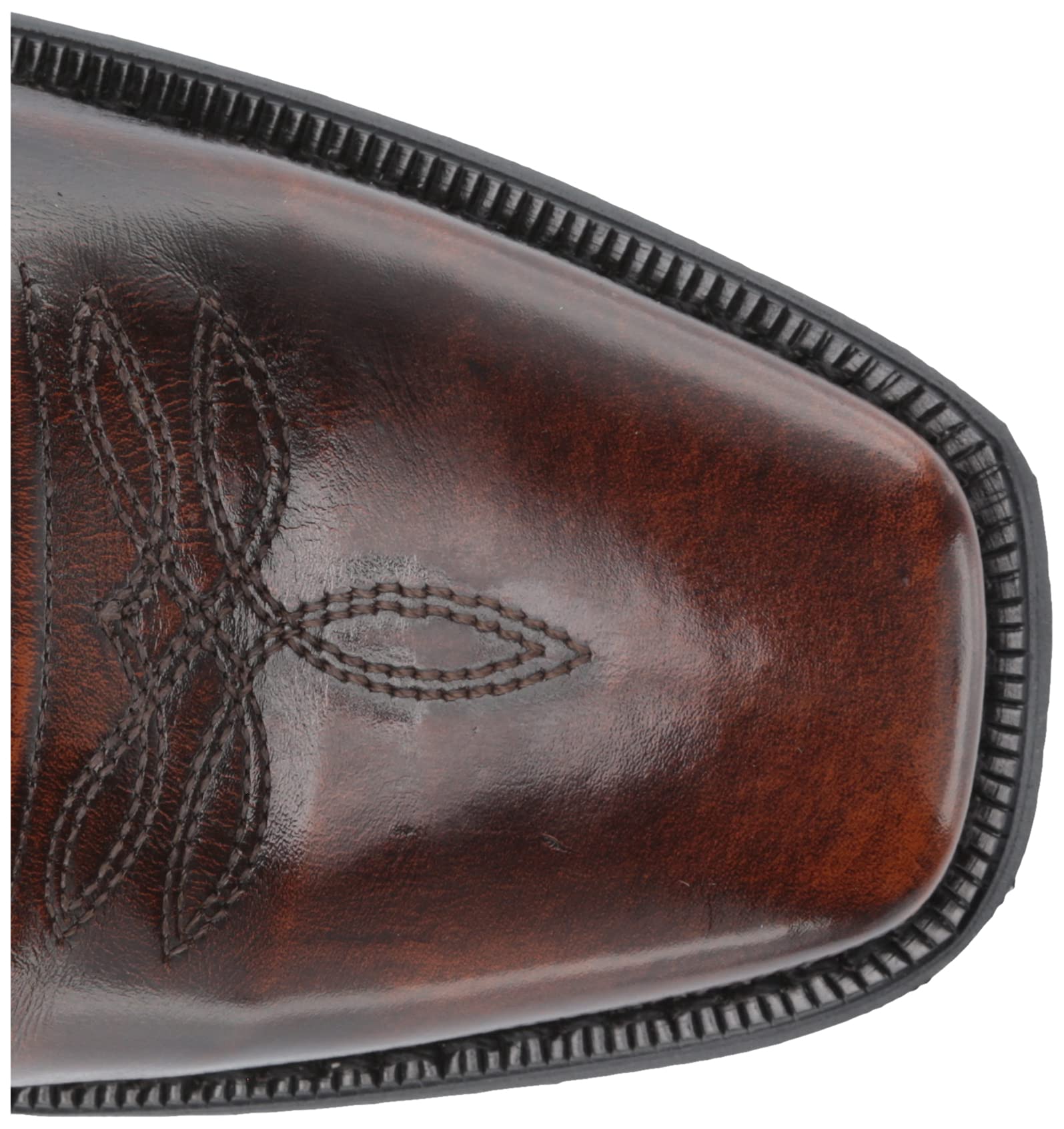 Laredo Men's Stillwater Square Toe Dress Boots - Mid Calf Western Boots for Cowboy, Work & Casual Wear - Black & Brown Leather Boots for Men