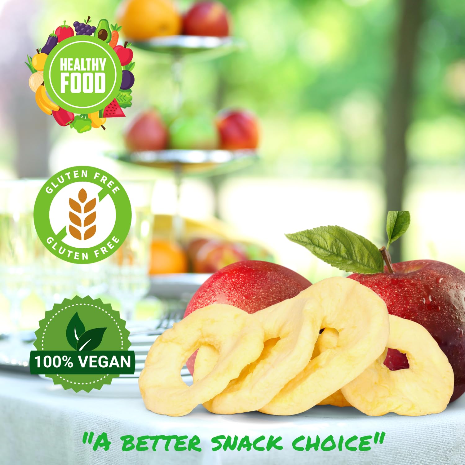 Unsweetened Dried Apple Rings by Its Delish - 24oz Jumbo Pack | No Sugar Added, Vegan & Kosher Certified | Soft Moist Apple Slices for Healthy Snacking | Perfect for Lunchboxes, Hiking & On-the-Go Nutrition