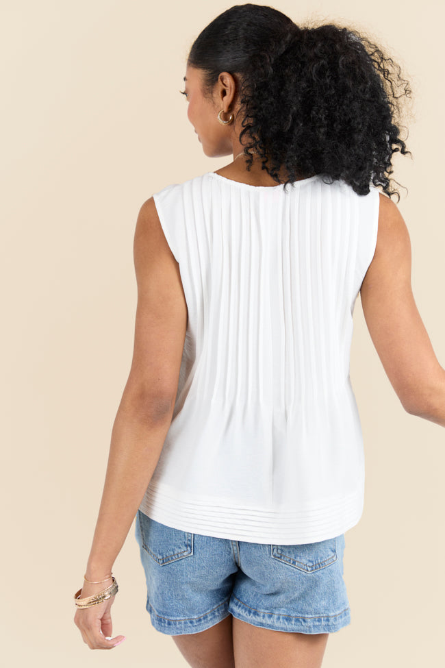 Perfect Promises Ivory Woven Top for Women - Elegant Lace Trim Blouse for Casual Wear & Special Occasions | Breathable Summer Tops | Boho Chic Style
