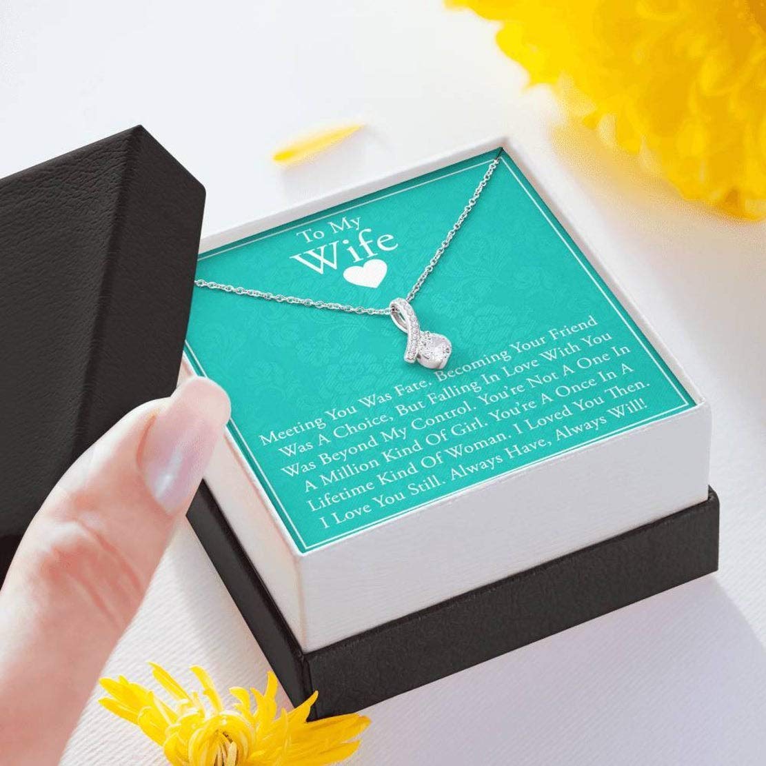 Simple Gifts Necklace for Future Wife - Elegant Engagement, Birthday, Christmas, and Vacation Gift for Fiancee, Sentimental Bride-to-Be Jewelry for Romantic Occasions