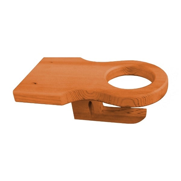 Premium Western Red Cedar Cup Holder - Natural Wood Drink Coaster for Hot & Cold Beverages - Perfect for Home, Office, and Outdoor Use