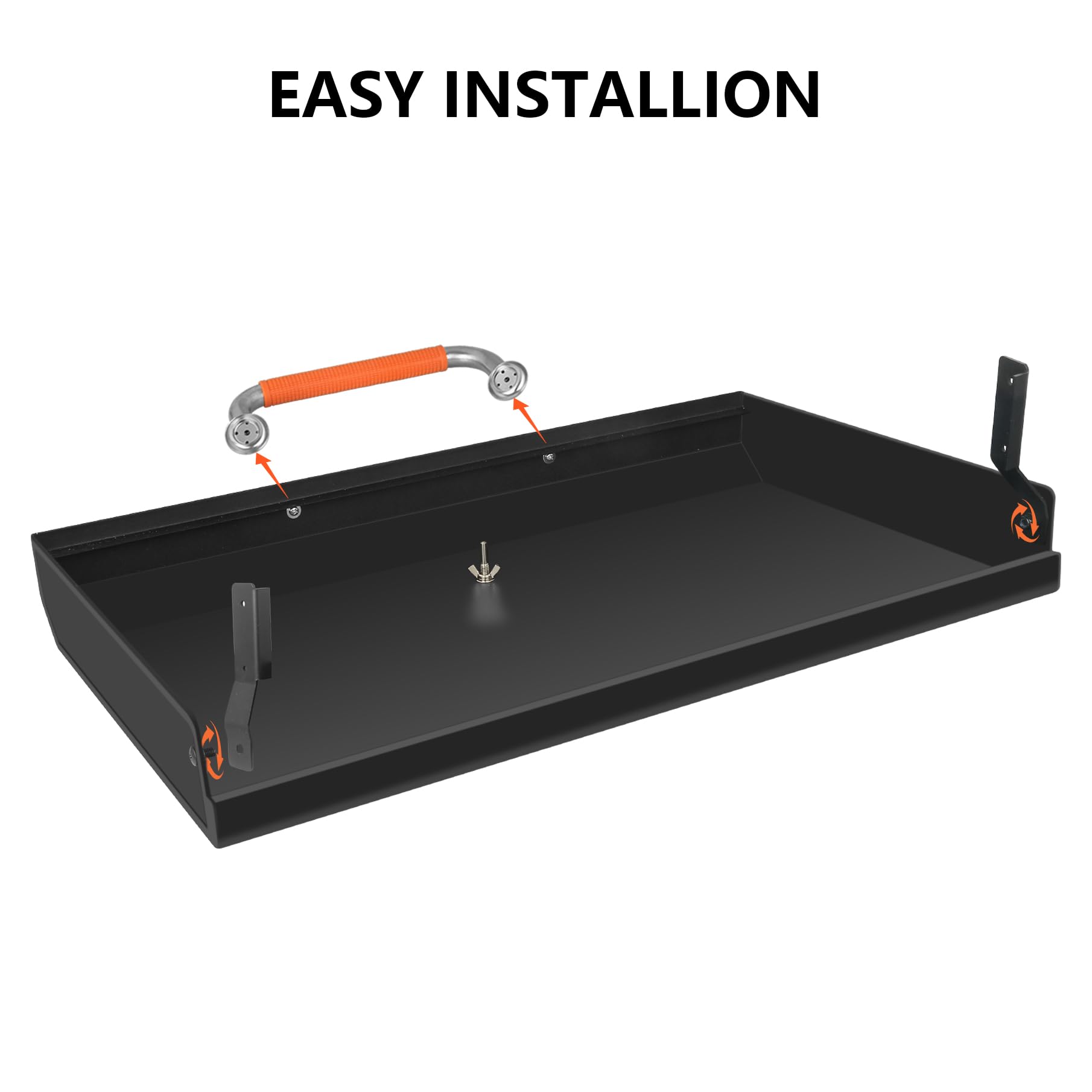 Upgraded Hinged Lid with Thermometer for Blackstone 36