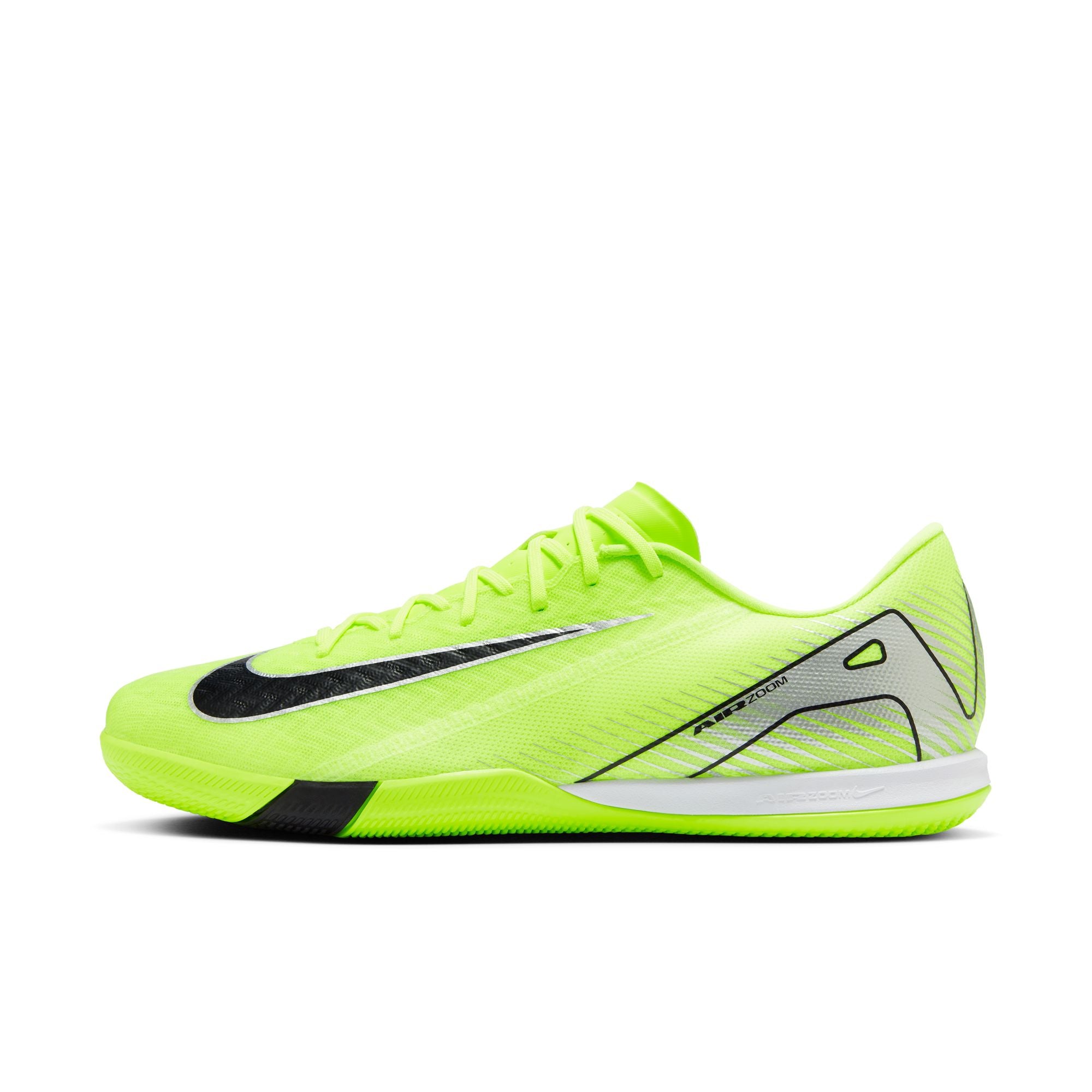 Nike Mercurial Vapor 16 Academy IC Indoor Soccer Shoes for Men - Volt/Black - Lightweight & Comfortable for Training & Matches