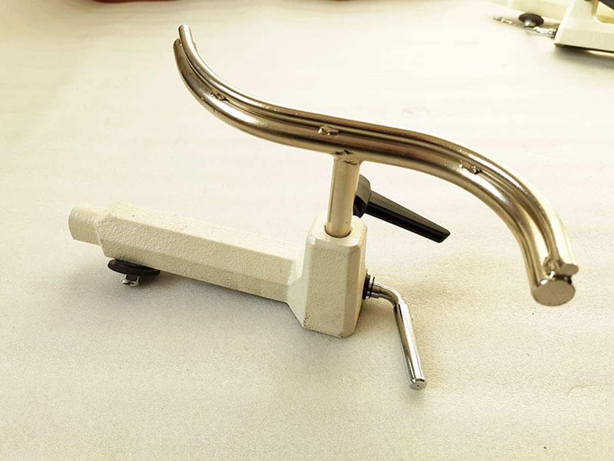 25mm Diameter 30cm Length S-Shape Stainless Steel Woodworking Lathe Tool Holder - Perfect for Woodturning, DIY Projects & Professional Woodworking