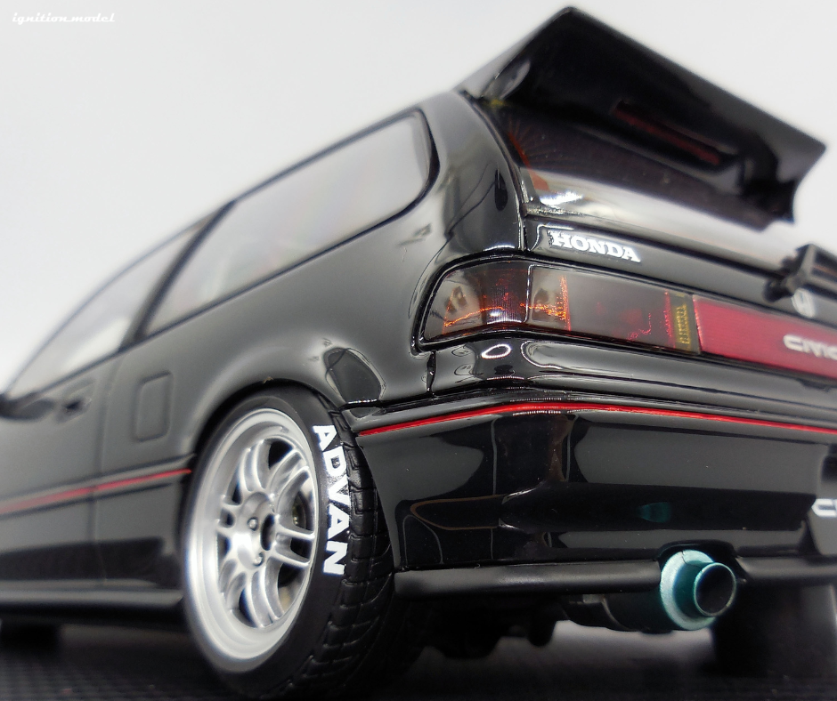 1:18 Scale Honda Civic EF9 Black Diecast Model Car - Collectible Toy for Car Enthusiasts & Perfect Gift for Honda Fans - Great for Display, Collection, and Racing Game Decor