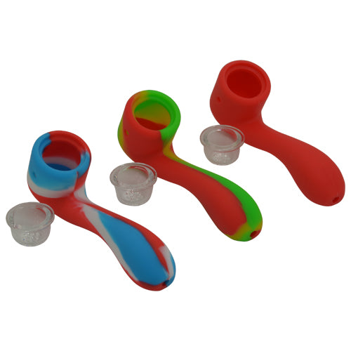 Premium Silicone Sherlock Pipe - Durable, Heat-Resistant & Portable Smoking Pipe for Herbs | Perfect for Travel, Hiking & Outdoor Adventures