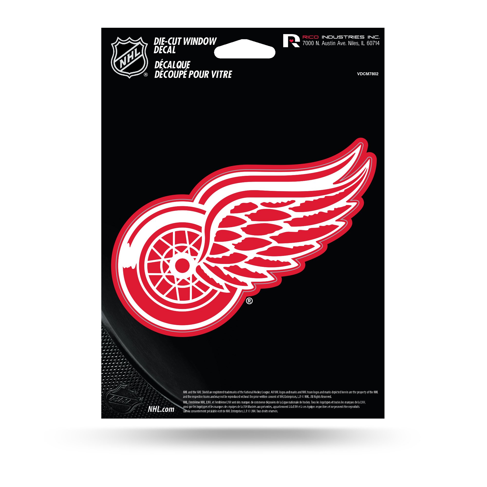 NHL Team Logo Vinyl Decal Sticker - Officially Licensed Die-Cut Car Window Laptop Wall Decor for Hockey Fans - Perfect for Cars, Laptops, Water Bottles & Game Room Decor