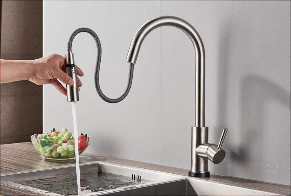 **Touch Sensor Kitchen Faucet with Pull-Out Spray - Sensitive Touch Control, Modern Mixer Tap for Easy Cooking & Dishwashing**    **Perfect for Busy Kitchens, Restaurants, and Home Chefs - Effortless One-Touch Operation & Water-Saving Design**