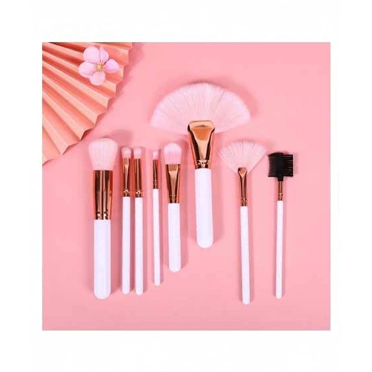 BESTOTTAM 9-Piece Mini Makeup Brush Set - Foundation, Blush, Eyeshadow, Eyeliner, Lip & Brow Brushes for Professional Makeup Application | Perfect for Travel, Home & Salon Use