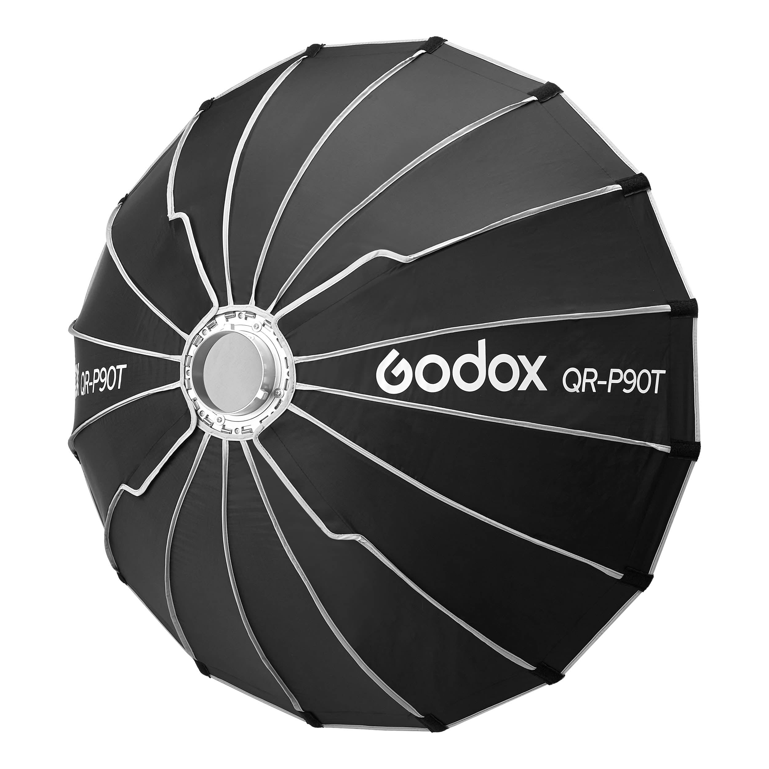 QR P90T Quick Release Parabolic Softbox with Bowens S-Type Mount - Perfect for Studio Photography, Portrait Lighting, and Product Shoots