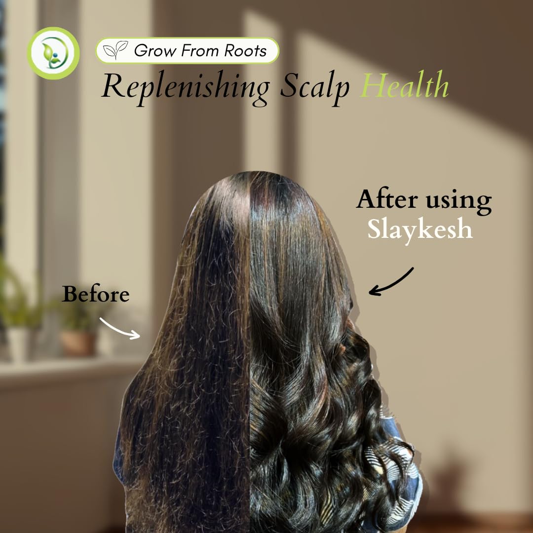 Slaykesh Glowing Locks Hydrating & Repairing Hair Mask - Deep Conditioning Treatment for Damaged, Dull Hair with Hair Fall Control | 200ml Nourishing Mask for Men & Women | Perfect for Salon-Quality Treatment at Home