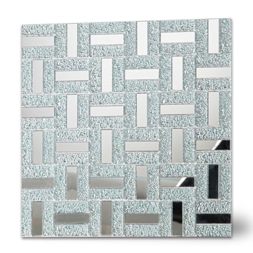 Silver Brick Flat Mirror