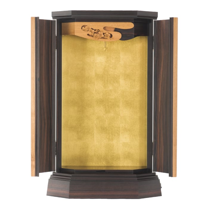 SGI Soka Gakkai Ebony Buddhist Altar - Premium Sunshine Butsudan for Home Meditation & Worship | Perfect for Nichiren Buddhist Practice