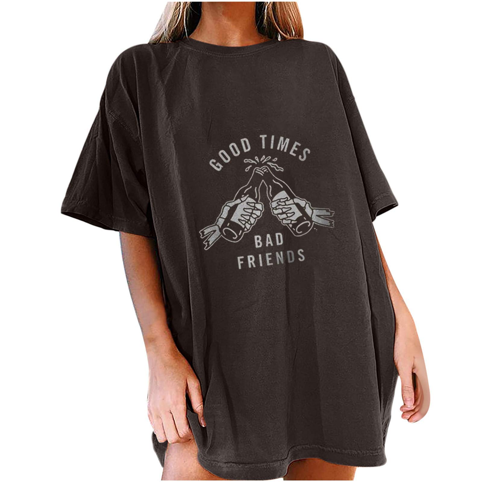 Funny Saying T-Shirts for Women - Humorous Drinking Graphic Tees with Short Sleeves | Perfect for Girls Night Out, Bachelorette Parties & Casual Wear