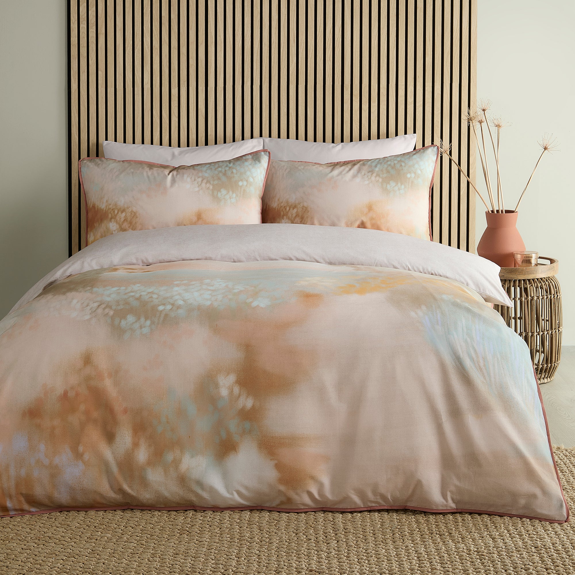 Appletree Loft Tuscany Duvet Cover Set - 100% Natural Cotton, Queen Size, Soft & Breathable Bedding for Cozy Bedroom Decor - Perfect for Master Bedrooms, Guest Rooms & Vacation Homes