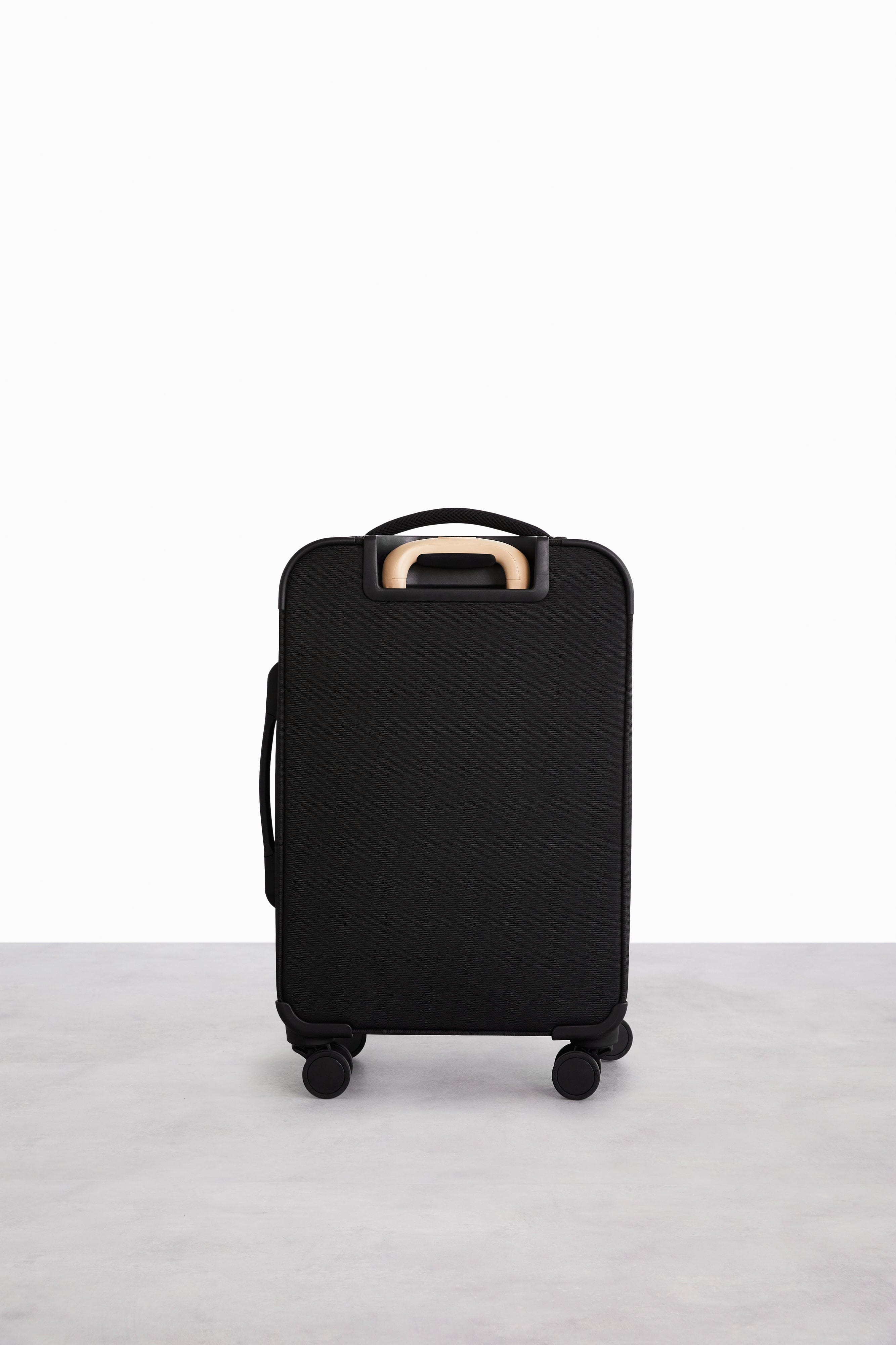 Best Soft-Sided Collapsible Carry-On Luggage with Wheels - Lightweight Black Travel Suitcase for Airplane, Business Trips & Weekend Getaways