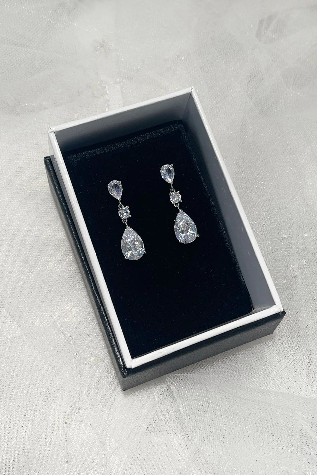 Regina Elegant Dangle Earrings for Women - Gold Plated Hoop Earrings for Party, Wedding & Everyday Wear