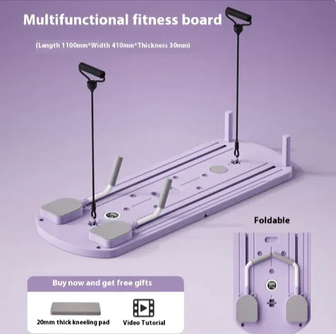 All in One Home Fitness Board - Versatile Workout Equipment for Core Strength, Balance & Full Body Training | Perfect for Home Gym, Yoga, Pilates & Rehabilitation Exercises