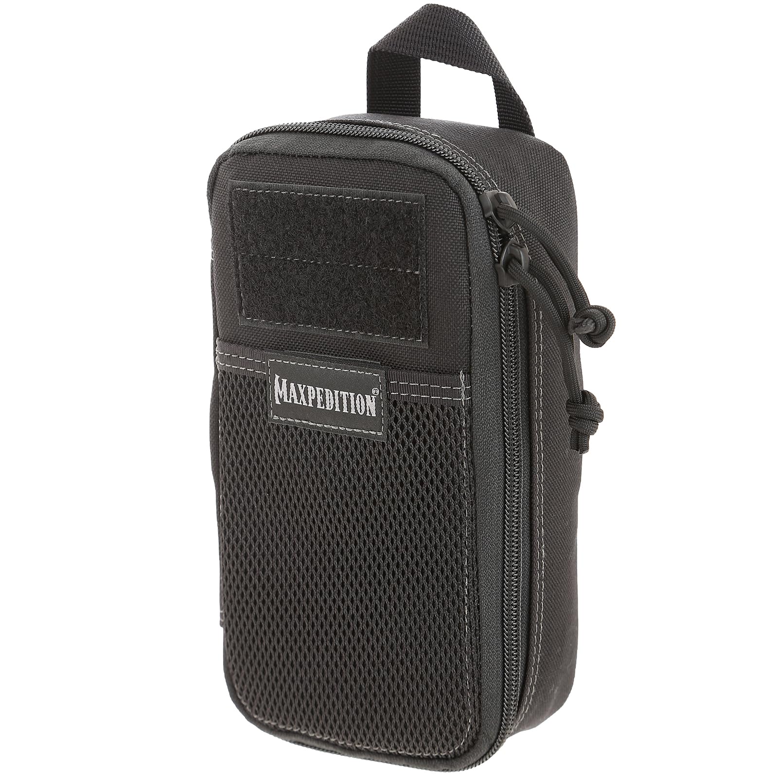 MAXPEDITION Skinny Pocket Organizer - Compact EDC Gear Pouch for Outdoor, Travel & Everyday Carry (Black) - Perfect for Hiking, Camping & Tactical Use