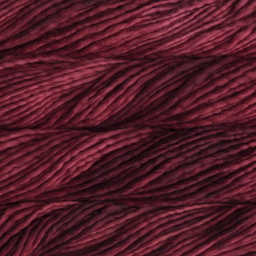 Malabrigo Rasta Yarn - Super Bulky Hand-Dyed Merino Wool (Color: 611 Ravelry Red) - Perfect for Knitting Scarves, Hats & Chunky Blankets