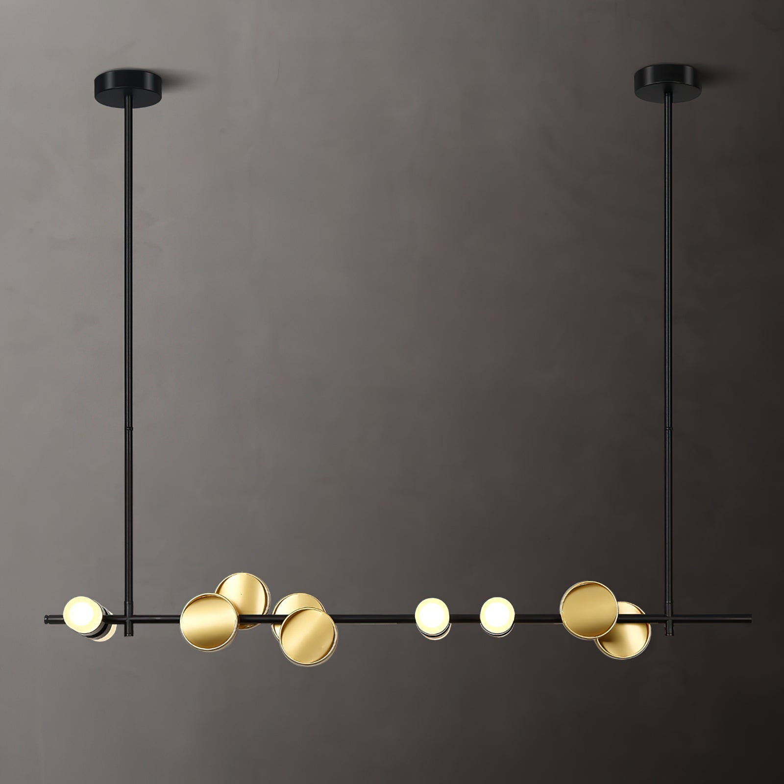 Modern Cilon Disc Pendant Light - Sleek Minimalist Ceiling Fixture for Dining Room, Kitchen Island & Living Room Decor - Energy Efficient LED Hanging Light for Home & Office