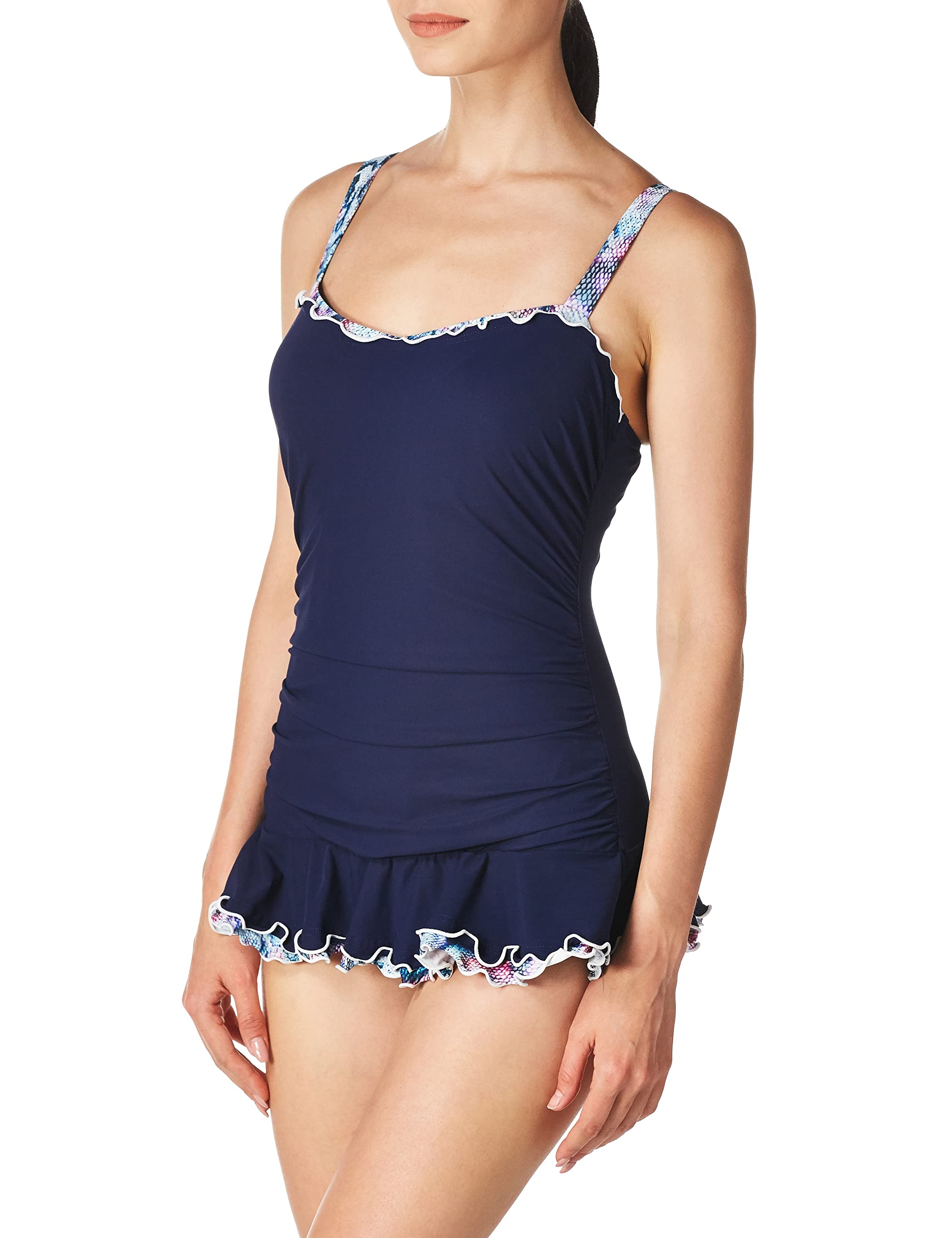 Gottex Women's Sweetheart Swimdress One Piece Swimsuit with Cup Sizing - Perfect for Beach Vacations, Pool Parties & Resort Getaways