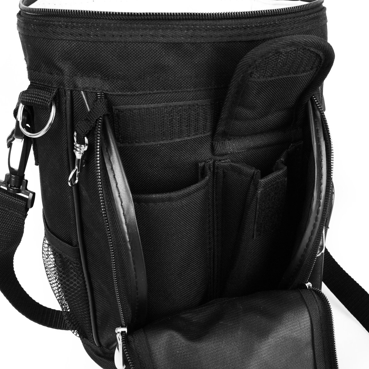 Intech Portable Soft Sided 10-Can Insulated Golf Bag Cooler with Accessory Caddy, Fits Golf Cart, Push Cart or Carry, Perfect for Golf, Picnics, and Outdoor Adventures