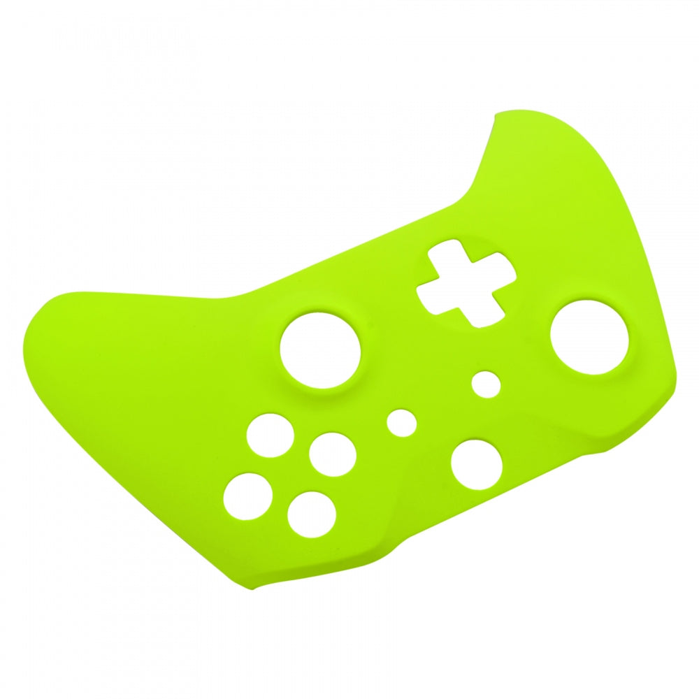 ExtremeRate Lime Yellow Soft Touch Replacement Shell Faceplate for Microsoft Xbox One S & X Controller - Upgrade Your Gaming Setup for Enhanced Comfort and Style
