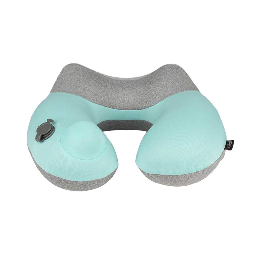 Milisten Inflatable Travel Neck Pillow for Airplanes - Comfortable & Portable Airplane Sleeping Pillow for Long Flights, Road Trips & Commuting