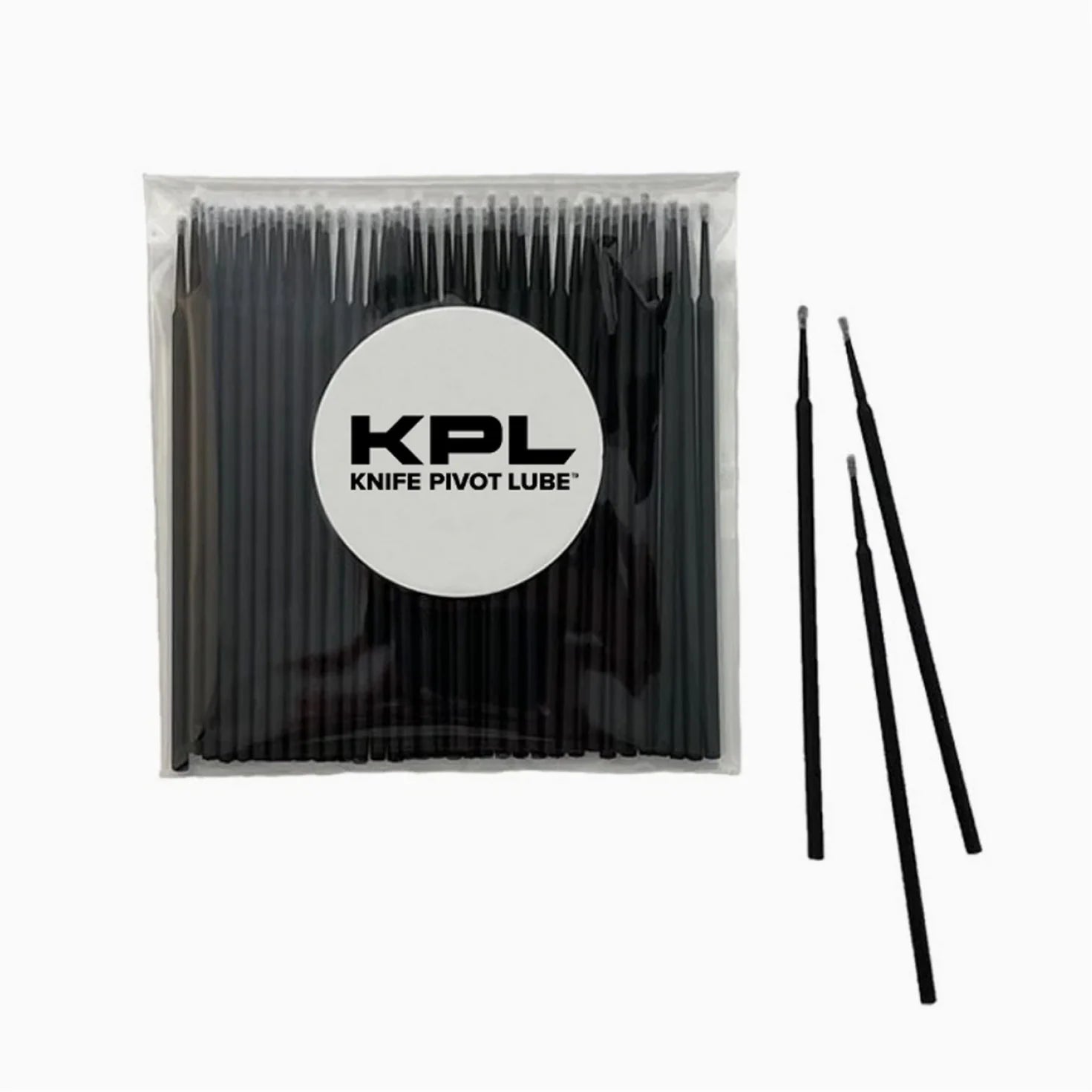 KPL Knife Pivot Lube 50 Pack - Ultra Micro 1mm Precision Oil Applicator Swabs for Knife Maintenance & Lubrication | Perfect for Folding Knives, Pocket Knives & EDC Gear Care