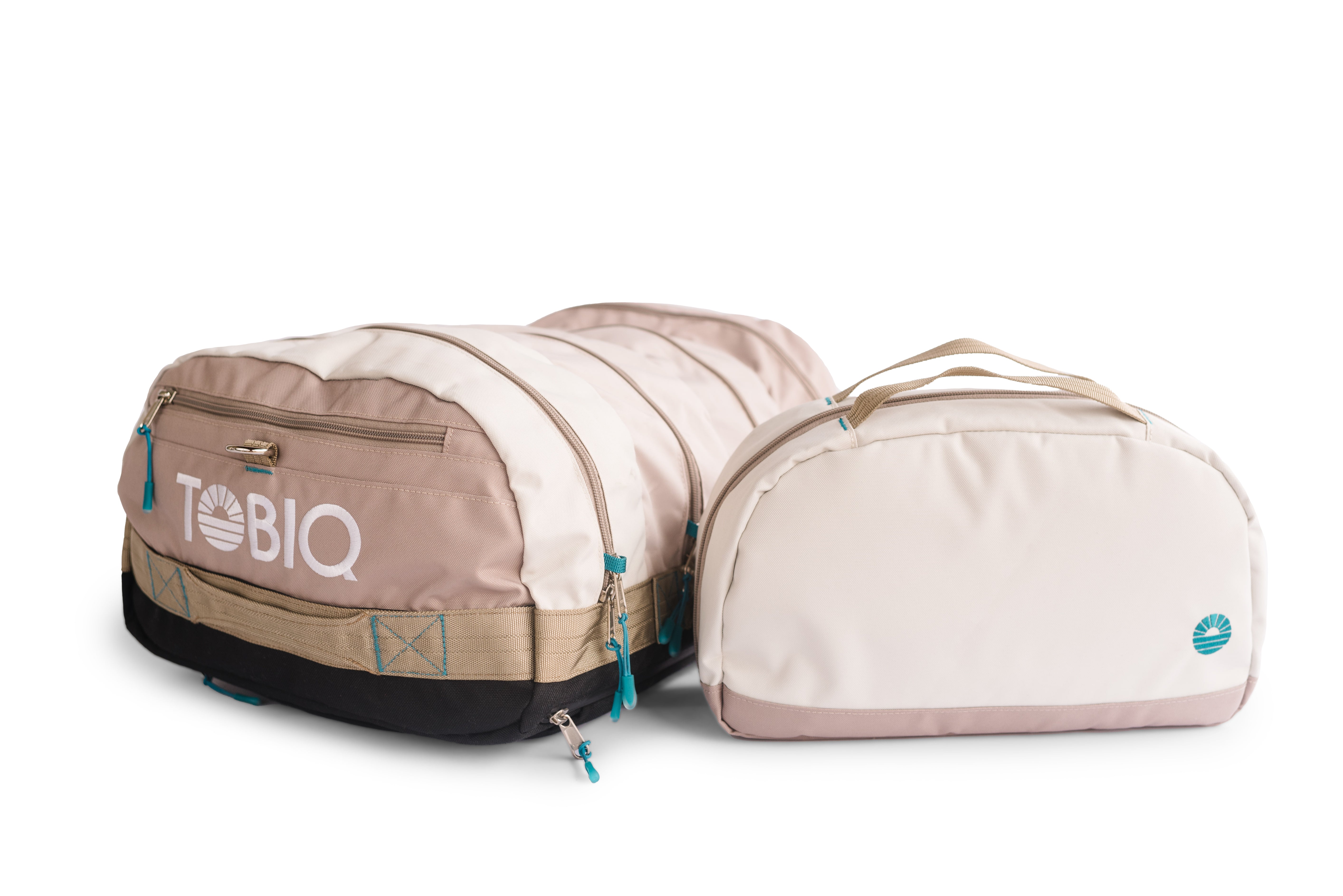Tobiq Travel Toiletry Bag for Men & Women - Waterproof Hanging Cosmetic Organizer with Multiple Pockets - Perfect for Vacation, Gym, Camping & Business Trips