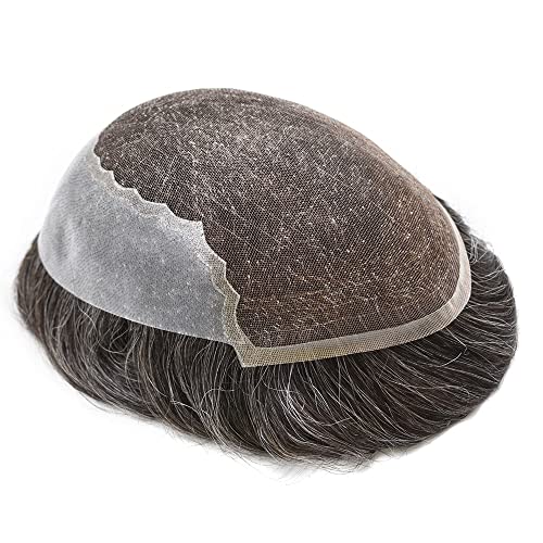 #340 3# DARK BROWN WITH 40% SYNTHETIC GREY-100% light to medium density