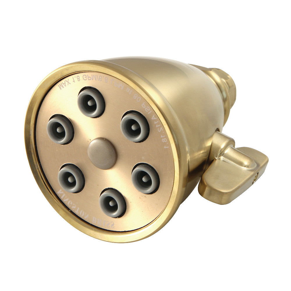Kingston Brass K138A7 Victorian Adjustable Jet Spray Shower Head - High Pressure Rainfall Showerhead for Bathroom Spa Experience, Perfect for Relaxation and Water Conservation
