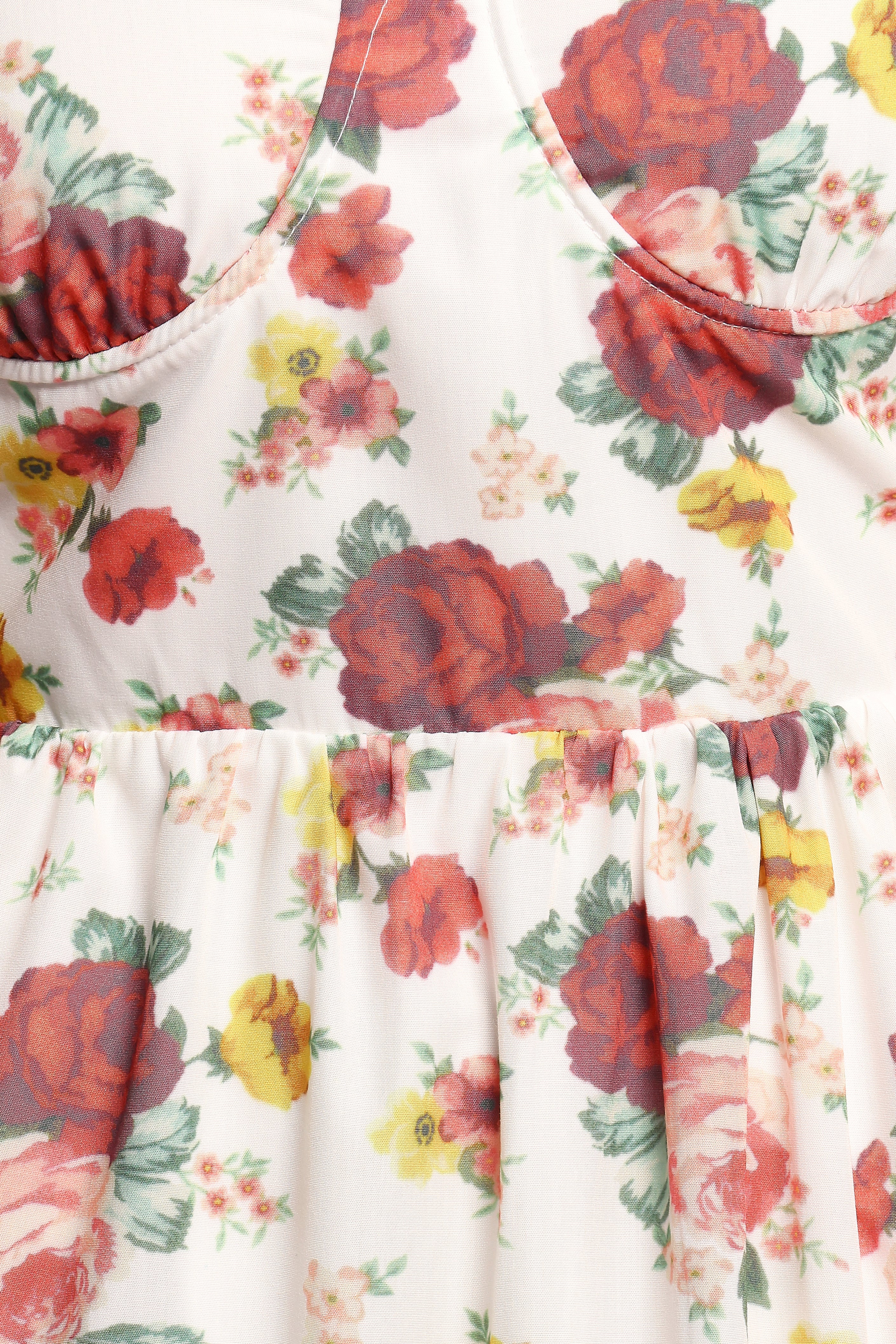 Donatella Maxi Dress - Floral Print Long Summer Dress for Women | Beach Wedding, Vacation & Party Wear
