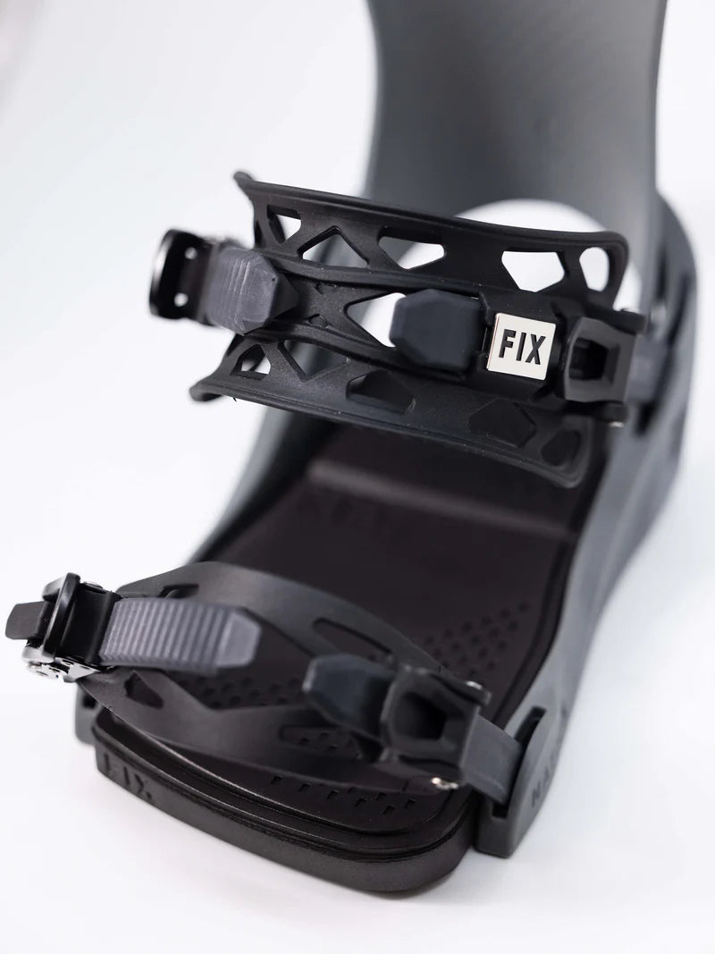 Fix Nation 2024 Snowboard Bindings - High-Performance Adjustable Snowboard Bindings for All-Mountain & Freestyle Riding - Perfect for Powder, Park & Backcountry Adventures