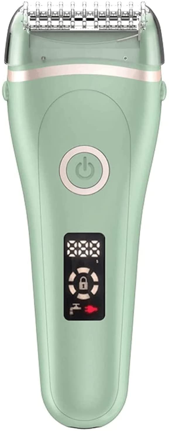 KouRy Women's Electric Epilator & Painless Hair Removal Razor with LED Light - For Arms, Underarms, Chin, Bikini & Legs - Perfect Gift for Smooth Skin at Home & Travel