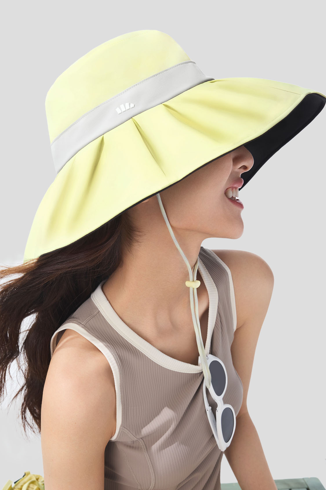 Shell Women's UPF50+ Fisherman Sun Hat - Wide Brim Beach Hat for Sun Protection, Outdoor Activities & Travel